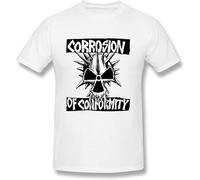 Men's Corrosion of Conformity COC Band Logo T Shirt Size L