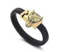 Men's Couple Bracelet, Bangle Men's Bracelet with Engraving Wrist Chain Stainless Steel with Magnetic Clasp