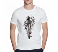 Men's Creative clist Lover Feel The Burn Print Short Sleeve T-Shirt Hipster O-Neck Design Tops Cool Streetwear tee