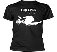 Men's Creeper 'Poisoned Heart' T Shirt Men's T Shirt Fashion Casual Cool tee Shirts O Neck tee Black 3XL
