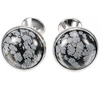 Mens Cufflinks Elegant Style Cuff Tuxedo Cufflinks, Jewelry Shirts for Men's Button Cufflink Scufflinks Stone Clothing Accessories(Silver)