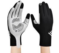 Mens Cycling Gloves, Breathable Full Finger Touchscreen Bike Gloves, Sensitive Ergonomic Design, Sturdy Outdoor Sports Accessories for Cyclists Adults Athletes Friends and Teens