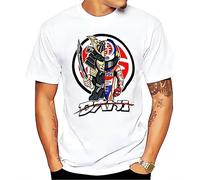 Men's Dani Pedrosa Samurai T-Shirt Short Sleeve T-Shirt Fashion Tops Cotton Shirt Harajuku Street Style