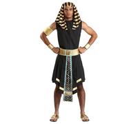 Men's Dark Egyptian Pharaoh Fancy Dress Costume Medium