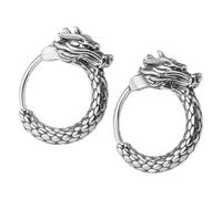 Men's Dragon Hoop Fashion Statement Earrings for Men