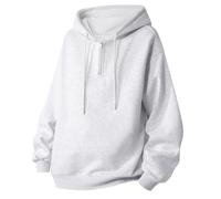 Men's Drop Shoulder Half Zip Hoodie Casual Long Sleeve Pullover Solid Sweat