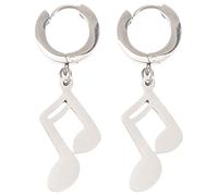 Men's Ear Jewelry 1 Pair Dangle Music Symbol Stylish Alloy Earrings
