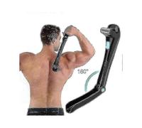 Men's Electric Back Hair Shaver - Cordless, Foldable Body Hair Trimmer for Hair Removal in Showers, Fast