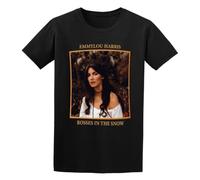 Men's Emmylou Harris Roses in The Snow T-Shirt Black XL