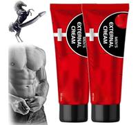 Men's Energy Strength Massage Cream, 2026 New Mens External Cream, Vitality Boost Creams for Men, Penis Gel Enlarge Your Penis Up to 12 Inches XXXL (2Pcs)