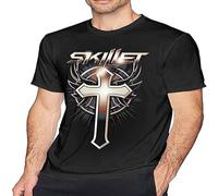 Mens Fashion Skillet Band tee Tshirt T Shirts Black XXL