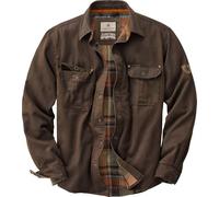 Legendary Whitetails Journeyman-Chaqueta Tipo Camisa Resistente, Tabaco, M para Hombre