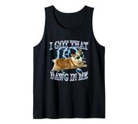 Mens Funny Heavy Metal Got That Dawg In Me Corgi Dog Lover Camiseta sin Mangas
