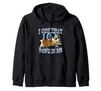 Mens Funny Heavy Metal Got That Dawg In Me Corgi Dog Lover Sudadera con Capucha