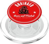 Mens Funny Pun Unhinged Rare Mint Philately Stamp Collectors PopSockets PopGrip para MagSafe