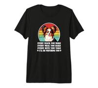 Mens Funny Retro Vintage Every Snack You Make Papillon Lover Camiseta Premium
