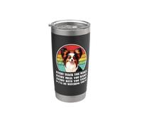 Mens Funny Retro Vintage Every Snack You Make Papillon Lover Vaso térmico de acero inoxidable de doble pared