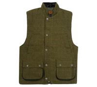 Men's Game Tweed Gilet - 6E MENS DrK DERBY TW WCT L