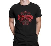 Men's Gizzard King Merch T Shirt King Gizzard&The Lizard Wizard Rock Band T-Shirt Black XL