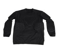 Men's Goalkeeper Armor BodyShield, Long Sleeve Impact Proof Honeycomb Protective Goalkeeper Compression Shirt for Cycling Football (L)