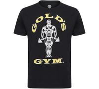 Mens Golds Gym Muscle Joe Short Sleeve tee T-Shirt - Black Black