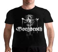 Mens Gorgo-Roth Round Neck Pure Cotton Short Sleeve Comfortable Adult T-Shirt Top L