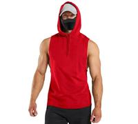 Mens Gym Shirt Mens Basketball Shirt Mens Underarm Shirts Mens Summer Tank Top Mens Sports Tank Top Mens Tummy Control Vest D-Red 3XL