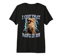 Mens Heavy Metal I Got That Dawg In Me Pomeranian Lover Camiseta Premium