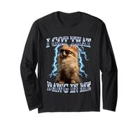 Mens Heavy Metal I Got That Dawg In Me Pomeranian Lover Manga Larga