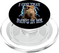 Mens Heavy Metal I Got That Dawg In Me Pomeranian Lover PopSockets PopGrip para MagSafe