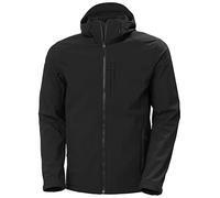 Mens Helly Hansen Paramount Hooded Softshell Jkt, Negro, M
