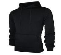 Men's Hoodie Hooded Sweatshirt Unisex Pullover New Jacket Oversized Casual Streetwear Tops y Verano para Hombres (Black, XXXXL)