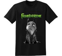 Men's Horror Film Sparky Frankenweenie T-Shirt Graphic Black tee S-3XL