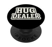 Mens Hug Dealer Funny Hugger Hugging Cita Diciendo Lema Divertido PopSockets PopGrip Adhesivo