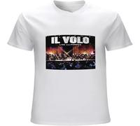 Men's Il Volo T Shirt Live from Pompeii Casual Graphic Comfortable Tops White S