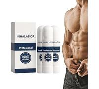 Men's Inhaler, Menstick Nasal Inhaler, Natural Nasal Inhaler Stick,Restores Energy and Vitality,Enhance Confident,Natural Ingredients (3)