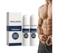 Men's Inhaler, Menstick Nasal Inhaler, Natural Nasal Inhaler Stick,Restores Energy and Vitality,Enhance Confident,Natural Ingredients (2)