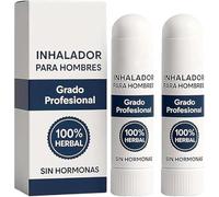 Men's Inhaler, Natural Nasal Inhaler Stick, Menstick Nasal Inhaler, Restores Energy and Vitality,Completely Confident (2 pcs)