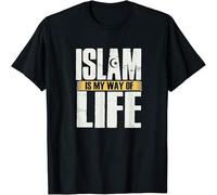 Men's Islam Believe Symbol Muslim Sign Religion Gift T-Shirt-Black