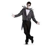 Mens Jack Skellington Fancy Dress Costume X-Large