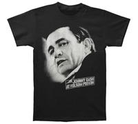 Men's Johnny Cash Close Up Folsom T-shirtBlackL