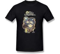 Men's Kaboom Over The Garden Wall T-Shirt Black Graphic Unisex tee Shirt