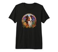 Mens Kids Owner Flowers Floral Shetland Sheepdog Lover Camiseta Premium