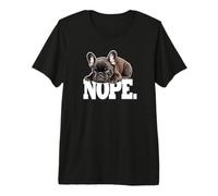 Mens Kids Sleep Nope Black French Bulldog Puppy Lover Camiseta Premium