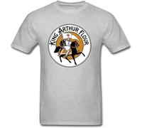 Men's King Arthur Flour Logo Short Sleeve T Shirt Grey M