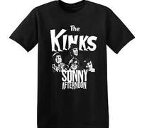 Mens Kinks T Shirt Sunny Afternoon Black XL