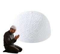 Mens Kufi Cap - Cap 58cm, Soft Elastic Beanies | Stylish Crochet Head Cover Adults, Long Lasting Lightweight Prayer Hat Present Traditional Outing Family Gathering Casual Wear Wardrobe