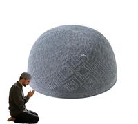 Mens Kufi Cap - Cap 58cm, Soft Elastic Beanies | Stylish Crochet Head Cover Adults, Long Lasting Lightweight Prayer Hat Present Traditional Outing Family Gathering Casual Wear Wardrobe