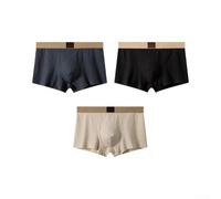 Men's Mesh Boxer Trunks 3-Pack Breathable Pouch(3PCS-03 XL) | 3-pack value, mesh ventilation, ergonomic pouch, moisture wicking, sizes L to 3XL