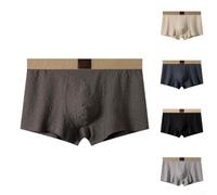 Men's Mesh Boxer Trunks 3-Pack Breathable Pouch(3PCS-04 2XL) | 3-pack value, mesh ventilation, ergonomic pouch, moisture wicking, sizes L to 3XL